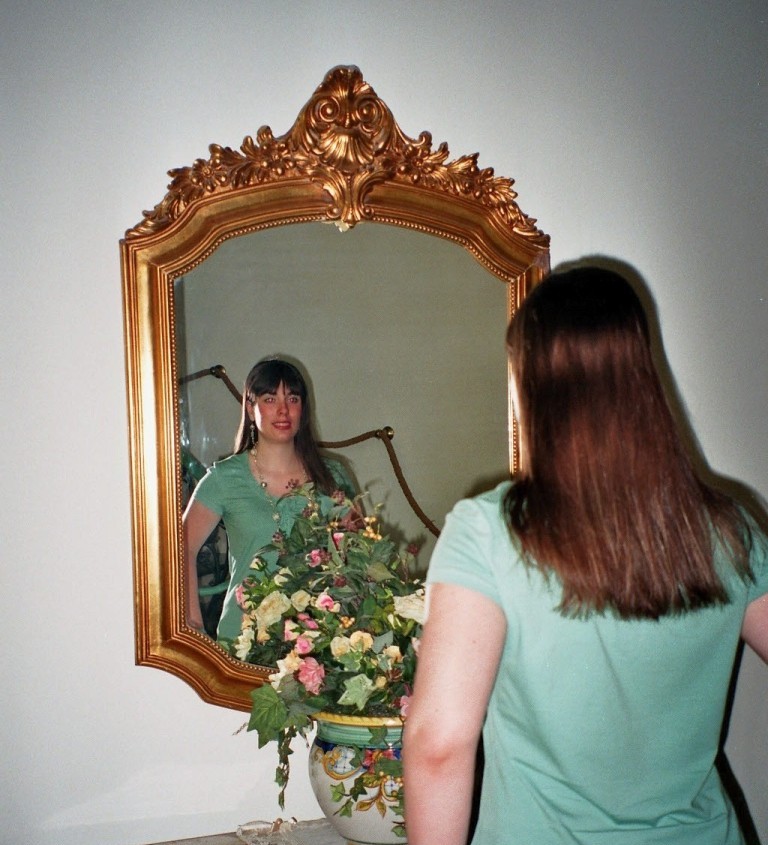 Ich in unserem Hotel