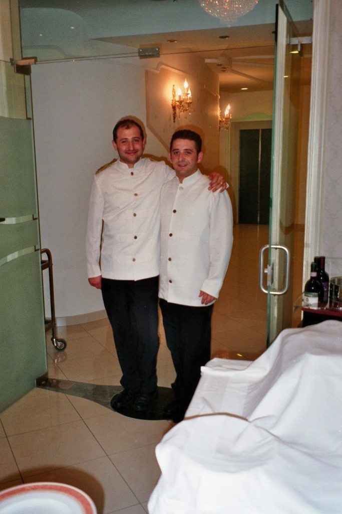 Kellner in unserem Hotel "Grand Hotel Sant Orsola"